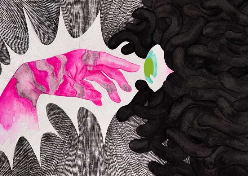 Can you see it pink-Art Print